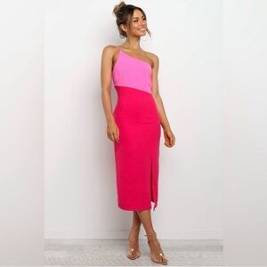 Petal & Pup Xiomar Dress - Pink/Red - Size 10